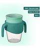 b.box 360 Cup for Toddlers Spill-Proof Sipper with Lip-Activated Seal - Green