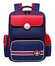 Little Surprise Box  Navy with Red Flap Ergonomic Anti gravity Shock absorption School Backpack for Kids-16.9 Inches