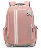 Little Surprise Box  Peach 2 stripes Ergonomic School Backpack for Kids-17.5 Inches