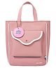 Little Surprise Box Stylish Casual Peach Tote Bag with Adjustable Strap-12.99 Inches