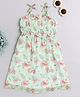 Taffykids Sleeveless Floral Printed Dress - Multi Colour