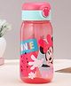 Disney by Gluman Disney Minnie Sippy Water Bottle with Flip Top Closure - 510 ml-Plastic Water Bottle