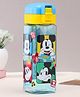 Disney by Gluman Disney Mickey Swingy Water Bottle with Flip Top Closure - 550 ml-Plastic Water Bottle
