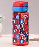 Disney by Gluman Spiderman Swingy Water Bottle with Flip Top Closure - 550 ml-Plastic Water Bottle