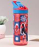 Disney by Gluman Spiderman Slurpy Water Bottle with Flip-Top Closure - 620 ml-Plastic Water Bottle