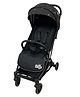 Golden Bee Galaxy Ride Baby Stroller/Parm Premium Lightweight Air Travel Friendly Stroller with One Click Fold & Soft Cushioned Seat (Black Star)