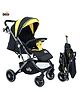 Golden Bee Choco Joy Stroller with Detachable Food Tray and Reversible Handlebar (Golden Black)