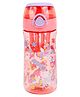 Fiddlerz Water Bottle For Kids with Straw Tritan Unbreakable BPA Free & Non-Toxic Kids Water Bottle for School, Office, Gym (550 ml) Pink