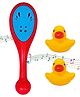 FunBlast Rattle with 2 Squeeze Duck Toys for Babies  Random Color