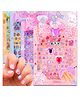 FunBlast Cute Nail Stickers for Nail Art  Pack of 4 Sheets Multicolor