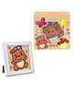 FunBlast Bear Theme Diamond Painting Kit with Frame & Tools for Kids
