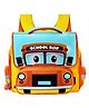 FunBlast School Bus Theme School Bag for Kids - Yellow - 14.5 inch