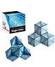 FunBlast 3D Magnetic Magic Cube Shape Shifting Puzzle Box  Multicolor