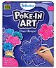 Skillmatics Art & Craft Activity - Poke-in Art Flower Bouquet Mess-Free Art for Kids, Craft Kits, DIY Activity, Gifts for Girls & Boys