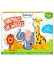 Skillmatics Wooden Animal Toys on Wheels, Imaginative Play for Toddlers, Educational Gifts for Infants