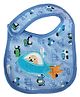 Babies Bloom Waterproof Saliva Bib Vehicle Print - Blue
