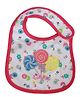 Babies Bloom Waterproof Saliva Bib Candy Patch - Red