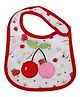 Babies Bloom Waterproof Saliva Bib Cherry Patch - Red