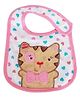 Babies Bloom Waterproof Saliva Bib Cat Patch - Pink