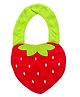 Babies Bloom Strawberry Shape Waterproof Bib - Red