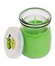 Babies Bloom Green Apple Scented Eco Friendly Candles In Glass Jar - Green