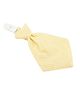 Babies Bloom Necktie Pacifier Clip Striped Print - Lemon Yellow