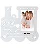 Babies Bloom Train Engine Shaped Photo Frame - White