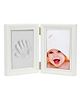 Babies Bloom Keepsake Life Story Imprint Frame With Clay - White