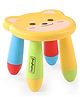 Babyhug Light Weight Multipurpose Kids Teddy Shape Stool with Removable Legs - Multicolor| Easy to Assemble| Indoor & Outdoor Use| Step Stool| Bathroom Stool