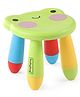 Babyhug Light Weight Multipurpose Kids Frog Shape Stool with Removable Legs  Multicolor| Easy to Assemble| Indoor & Outdoor Use| Step Stool| Bathroom Stool