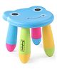 Babyhug Light Weight Multipurpose Kids Frog Shape Stool with Removable Legs - Multicolor| Easy to Assemble| Indoor & Outdoor Use| Step Stool| Bathroom Stool