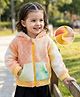 Kookie Kids Full Sleeves Hoodie with Kangaroo Pockets - Yellow