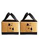 PrettyKrafts Toys storage Box, Storage organizer for kids, Pack of 2 Jute Brown