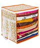 PrettyKrafts XL Saree Cover,sari organizer with handles & transparent front Multi