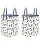 PrettyKrafts 75L Freestanding Laundry Hamper Collapsible Laundry Basket with Extended Handles, Foldable Clothes Hamper Storage Basket for Bathroom Bedroom MSRUM,Pack of 2