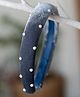 Ribbon candy Velvet Padded Pearl  Embellished Hair Band - Grey