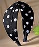 Stol'n Polka Dots Designed Hair Band - Black