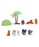 Karma Natural World Wild Animal Set Of 10 Pieces - Multicolor