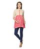Morph Printed Maternity Nursing Kurta - Pink & Beige