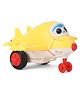 KiddyBuddy Friction Powered Aeroplane Toy-(Color May Vary)