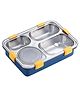 AKN TOYS 4 Grid Insulated Stainless Steel Lunch Box With Separate Bowl With Lid -(COLOR MAY VARY)