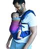 Anmol Baby 100% Handwoven Cotton Ergonomic Adjustable Baby Carrier Flexy - Rishaan Navy Blue