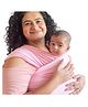 Anmol Baby Hands Free Carrier with Ergonomic M Position - Light Pink