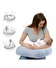 Lulamom Allergen Protected Soft Feeding Pillow - Blue