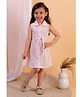 Junitos Sleeveless Solid Shirt Style Dress - Cream
