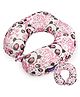 Toysire Travel Neck Pillow in Soft Fabric for Head, Neck, Shoulder Support Filled with Soft Memory Foam Filling Multi