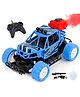 Fiddlerz Remote Control Car For Kids With Mist Smoke Effect Monster Truck Rock Crawler Climbing Rc Toy(Blue)