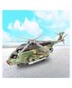 VGRASSP Apache Style Air Force Helicopter Toy for Kids - Bump and Go Action with Colourful 3D Lights, Swirls and Music