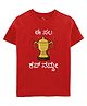 Zeezeezoo Ee Sala Cup Namde IPL Theme Kannad Text Printed  T-Shirt - Red