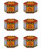 Tiger Balm Red Ointment For Effective Relief From Body Pain -  Joint Pain -  Knee Pain -  Muscular Ache & Sprain  Ayurvedic Pain Relief Balm -9ml  Pack of 6